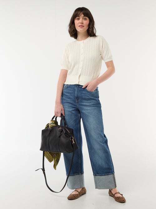 Gilet a maniche corte in maglia traforata - Kiabi