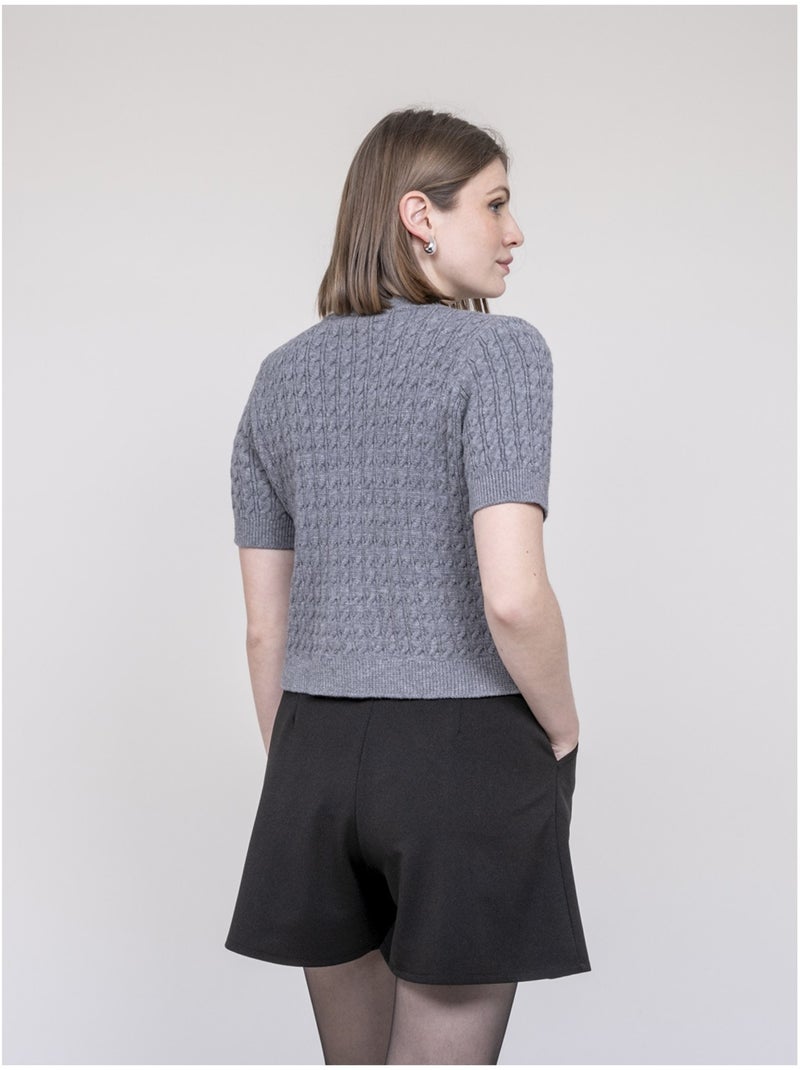Gilet a maniche corte KELVINA Grigio - Kiabi
