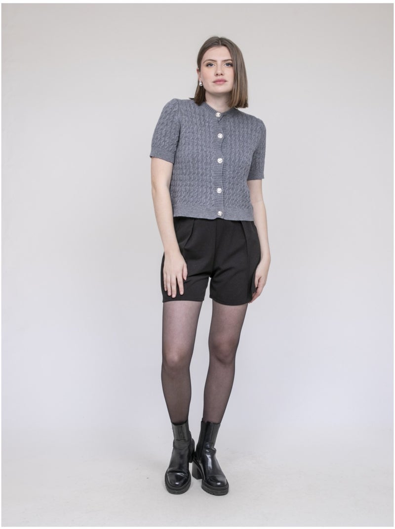 Gilet a maniche corte KELVINA Grigio - Kiabi