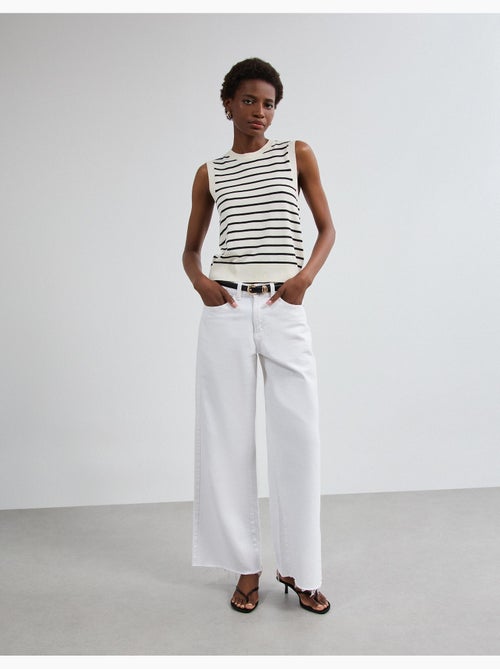 Gilet a righe a maglia, mo fashion - Kiabi
