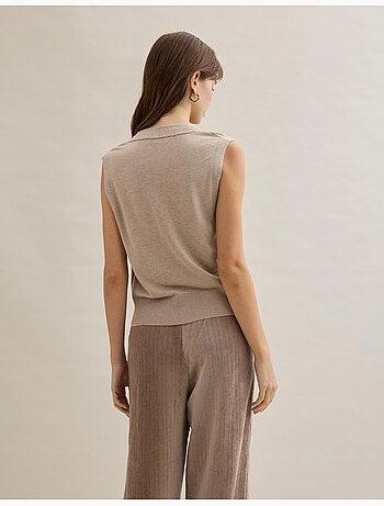 Gilet a scollo a V, MO Fashion