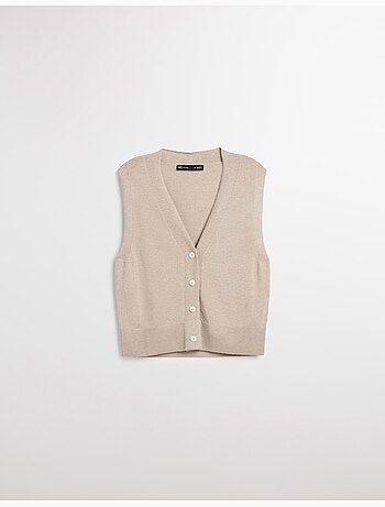 Gilet a scollo a V, MO Fashion