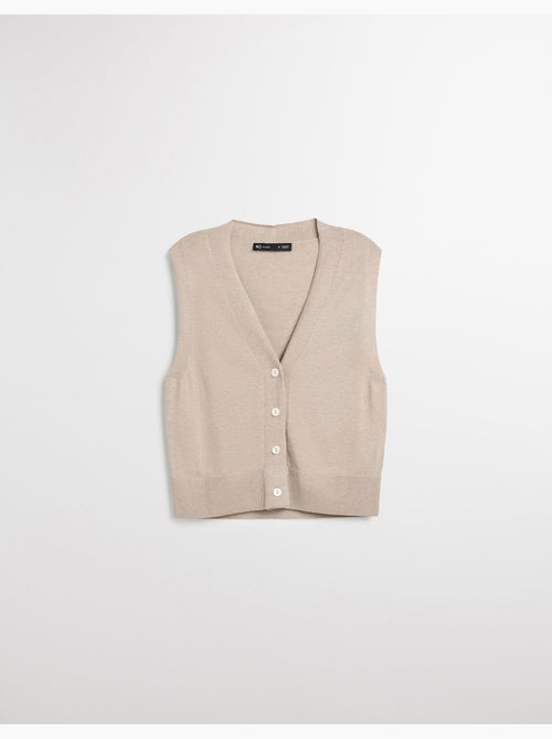 Gilet a scollo a V, MO Fashion - Kiabi
