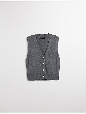 Gilet a scollo a V, MO Fashion