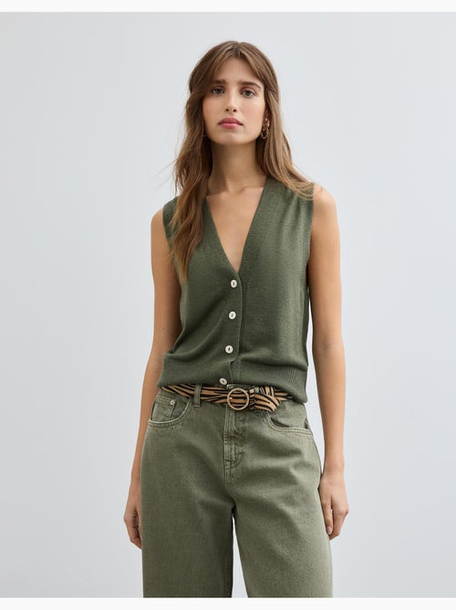 Gilet a scollo a V, MO Fashion - Kiabi