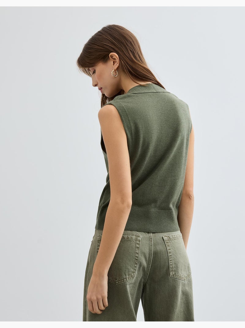 Gilet a scollo a V, MO Fashion Verde - Kiabi