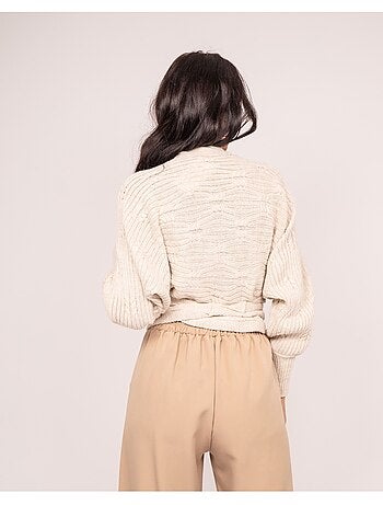 Gilet a scollo incrociato KAILYN