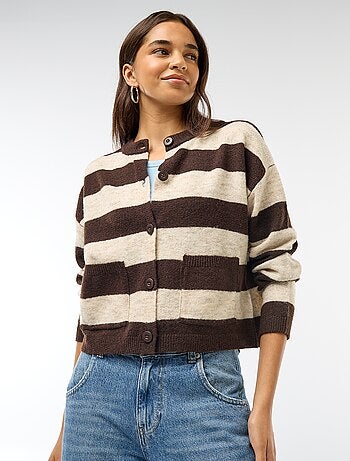 Gilet abbottonato con 2 tasche applicate