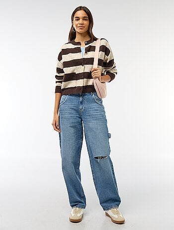 Gilet abbottonato con 2 tasche applicate