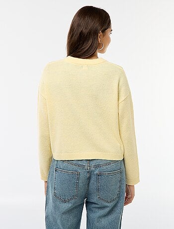 Gilet abbottonato con 2 tasche applicate