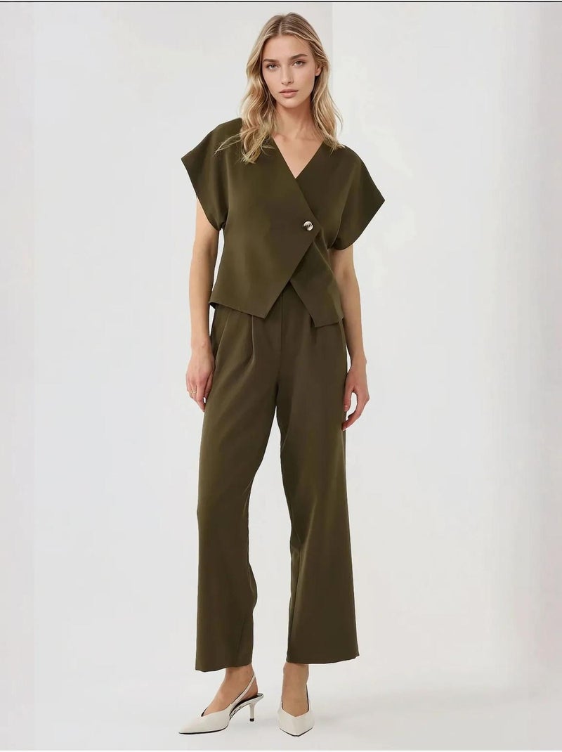 Gilet aderente con scollo a V Cachi - Kiabi