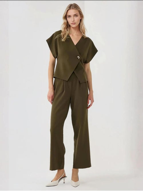 Gilet aderente con scollo a v hiccup - Kiabi