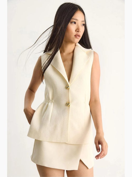 Gilet aderente con scollo a v lucci - Kiabi Gilet aderente con scollo a v lucci - Kiabi