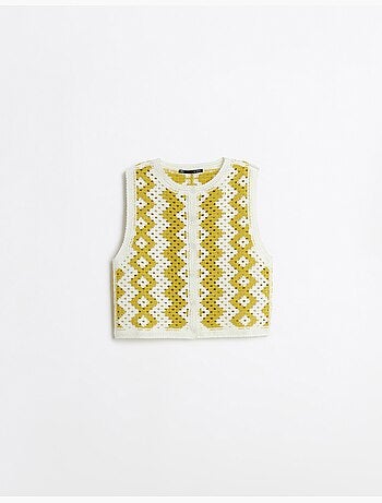 Gilet all'uncinetto, mo fashion