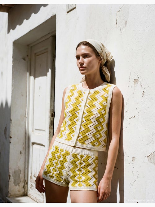 Gilet all'uncinetto, mo fashion - Kiabi Gilet all'uncinetto, mo fashion - Kiabi