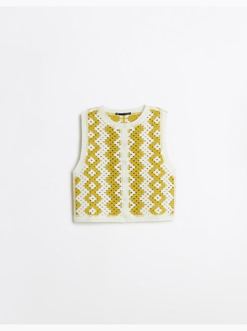 Gilet all'uncinetto, mo fashion - Kiabi Gilet all'uncinetto, mo fashion - Kiabi