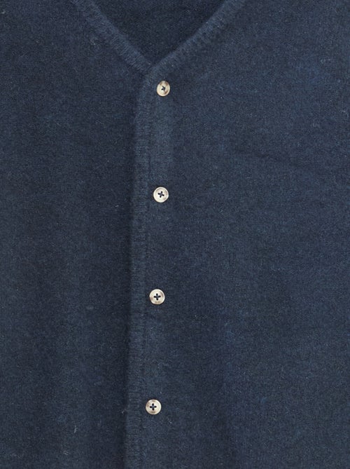 Gilet ampio tinta unita con scollo a V - Kiabi