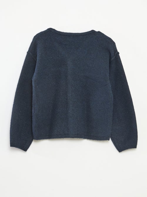 Gilet ampio tinta unita con scollo a V - Kiabi