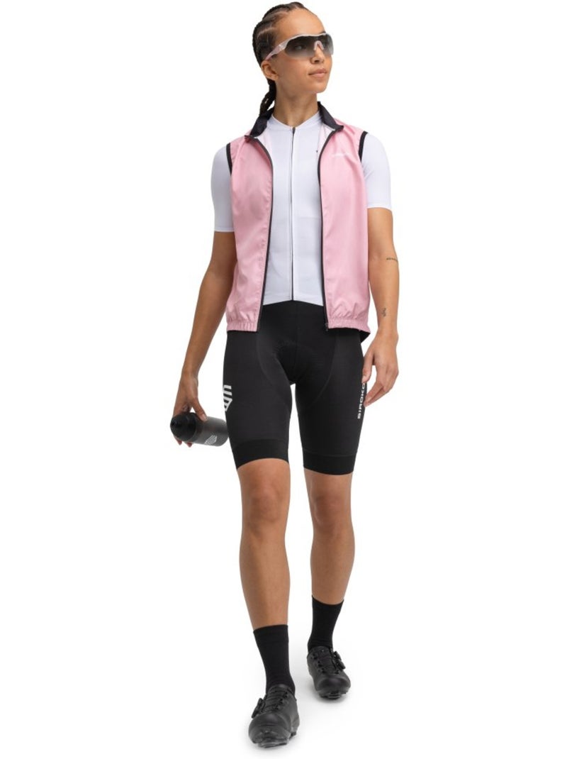 Gilet antivento da ciclismo da donna ciclismo donna v1-w berthel Rosa - Kiabi
