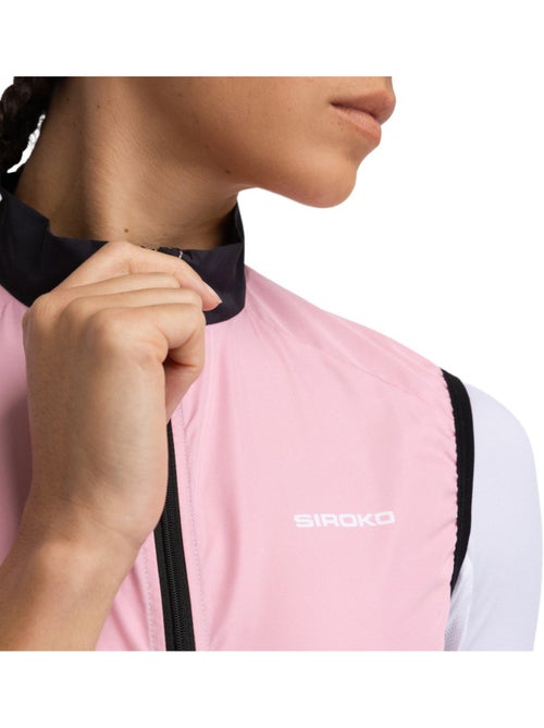 Gilet antivento da ciclismo da donna ciclismo donna v1-w berthel - Kiabi