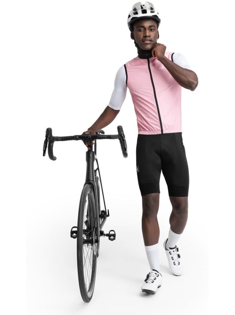 Gilet antivento da ciclismo da uomo ciclismo uomo v1 berthel Rosa - Kiabi