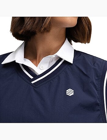 Gilet antivento da golf da donna golf donna grace navy