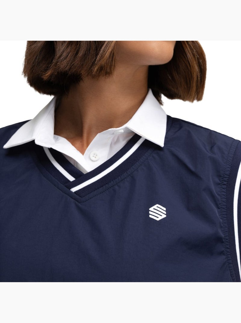 Gilet antivento da golf da donna golf donna grace navy Blu - Kiabi