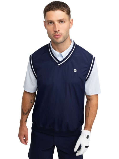 Gilet antivento da golf da uomo golf uomo putt navy - Kiabi