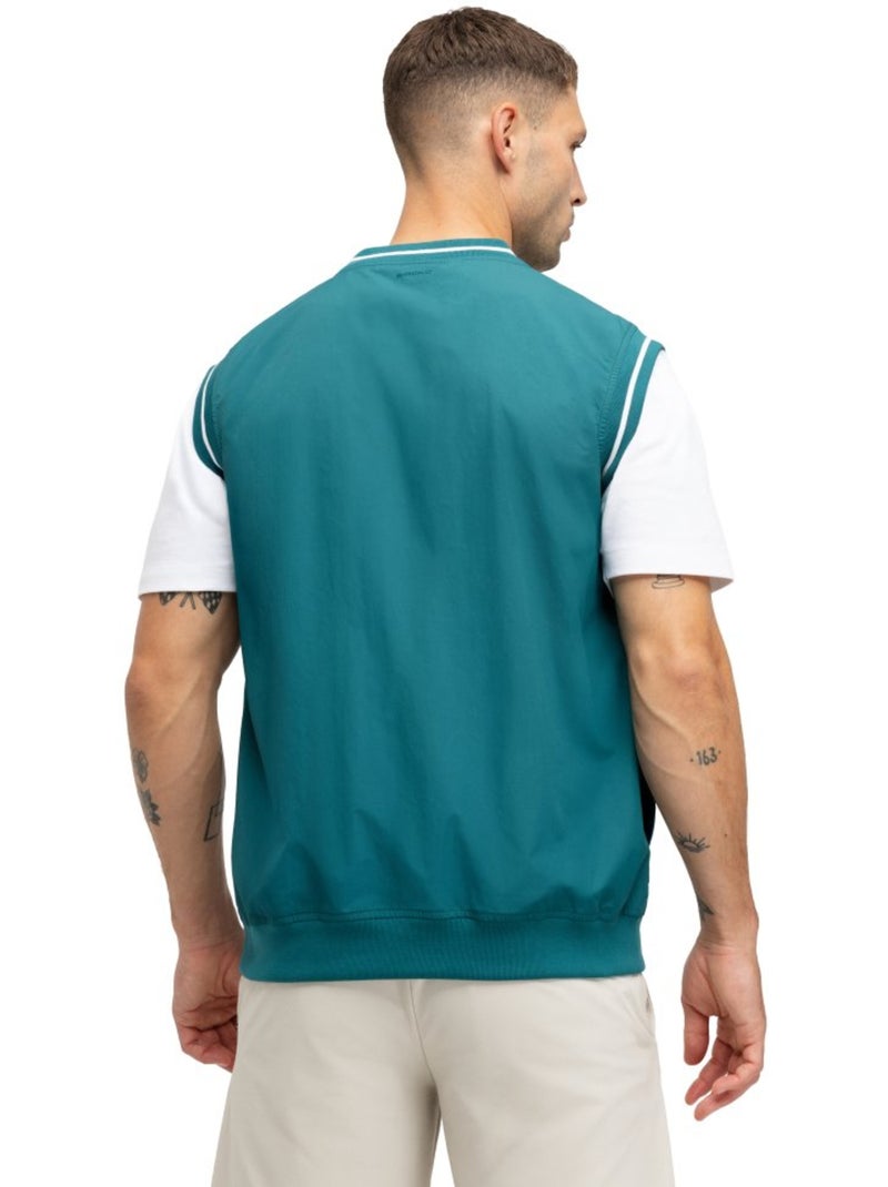 Gilet antivento da golf da uomo golf uomo putt teal Verde - Kiabi
