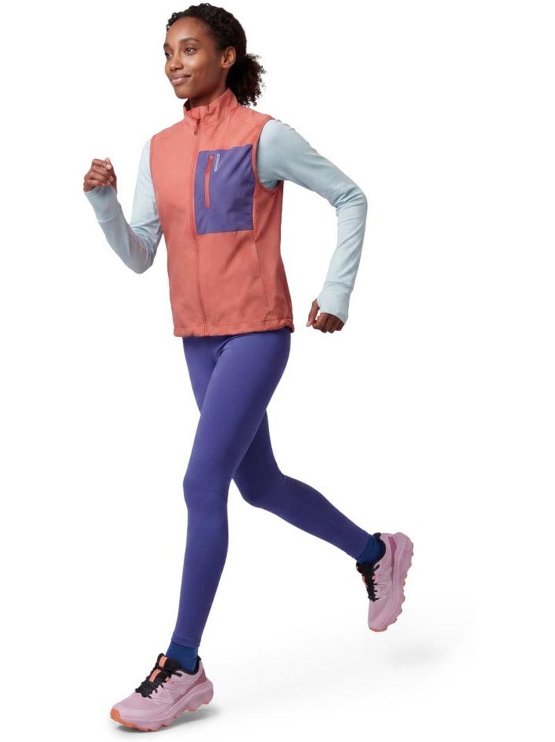 Gilet antivento leggero trail running donna donna zegama-w Arancione - Kiabi
