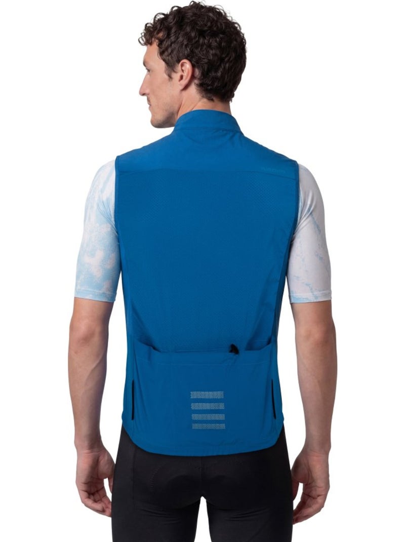 Gilet antivento ultraleggero ciclismo uomo uomo v2 breeze Blu - Kiabi