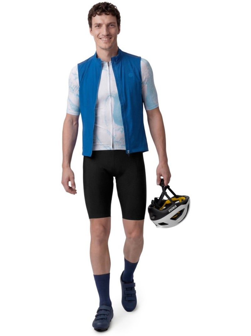 Gilet antivento ultraleggero ciclismo uomo uomo v2 breeze Blu - Kiabi