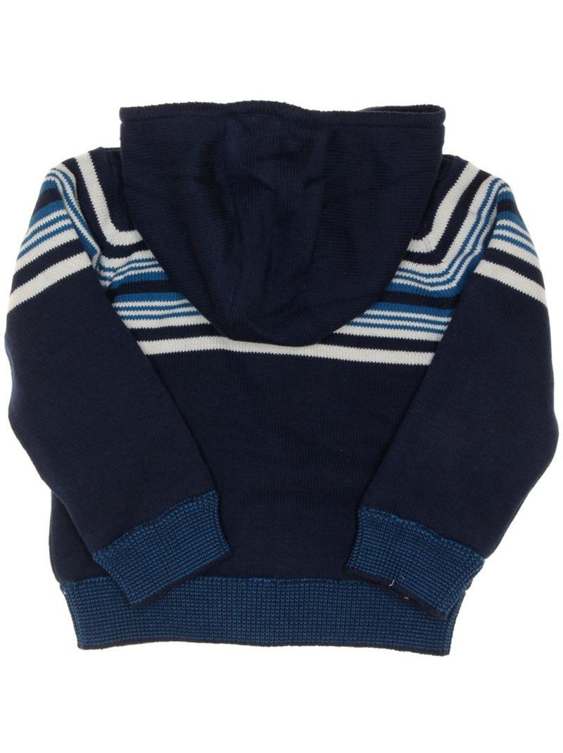 Gilet Bambino con Zip Blu marino - Kiabi
