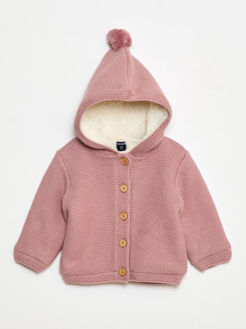 Gilet caldo abbottonato in cotone - Kiabi