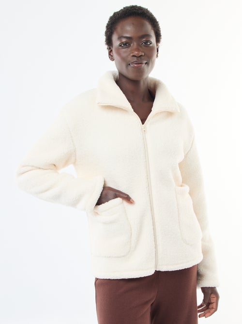 Gilet caldo effetto montone - Kiabi