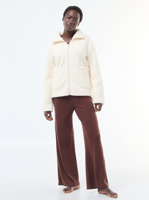 Gilet caldo effetto montone - Kiabi