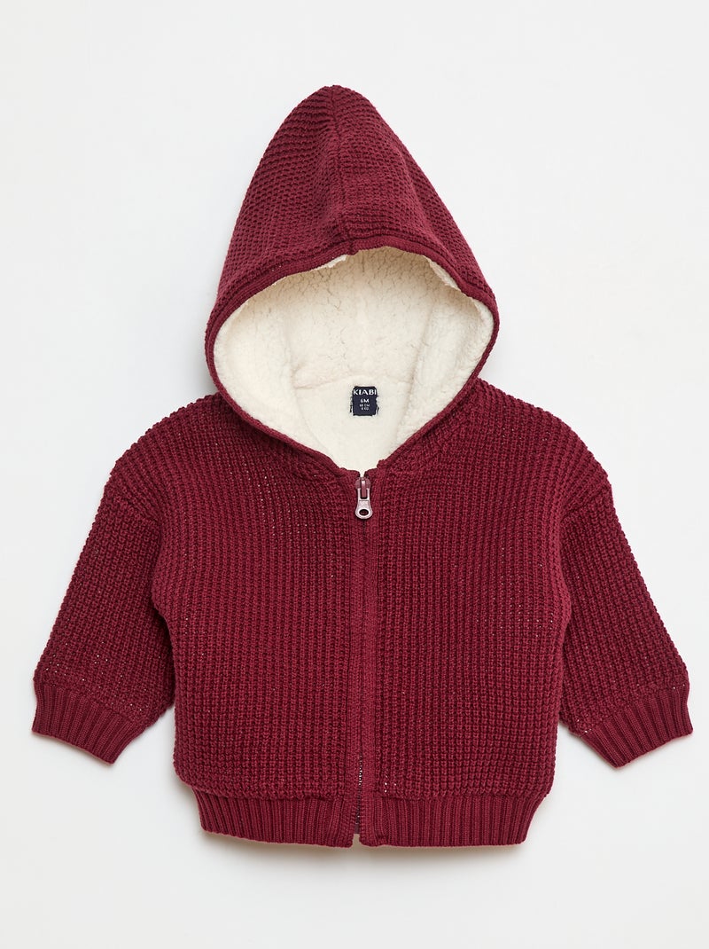 Gilet caldo in cotone Rosso - Kiabi