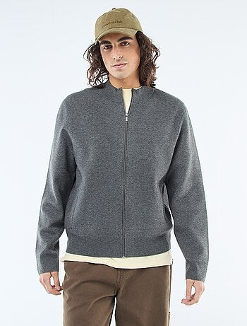 Gilet caldo zippato con collo alto