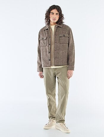 Gilet caldo zippato con collo alto