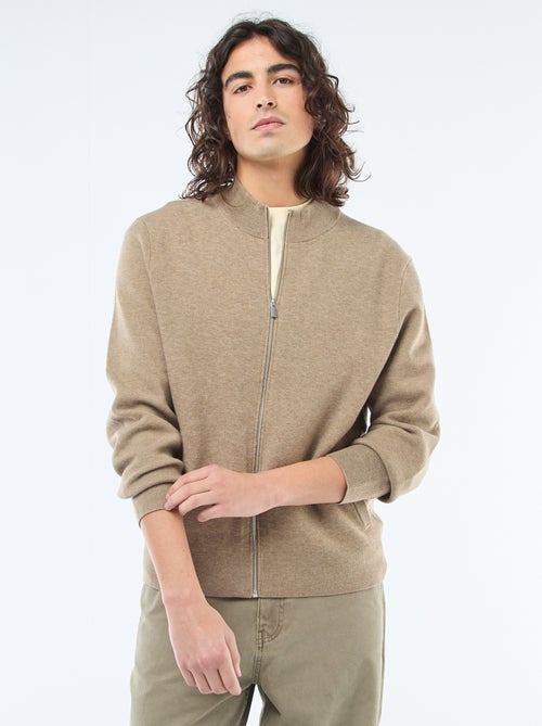 Gilet caldo zippato con collo alto - Kiabi