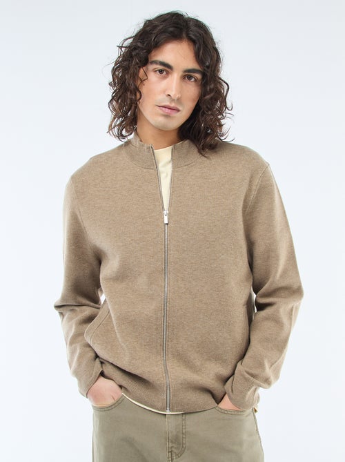 Gilet caldo zippato con collo alto - Kiabi