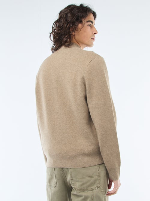 Gilet caldo zippato con collo alto - Kiabi