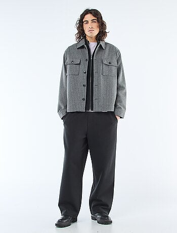 Gilet caldo zippato con collo alto