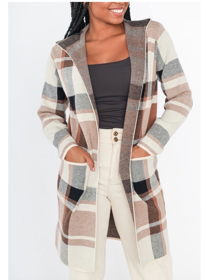 Gilet cardigan Kebello Beige - Kiabi