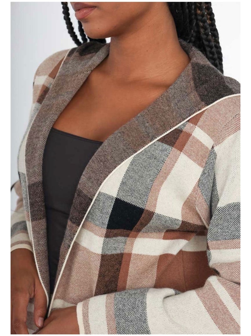 Gilet cardigan Kebello Beige - Kiabi