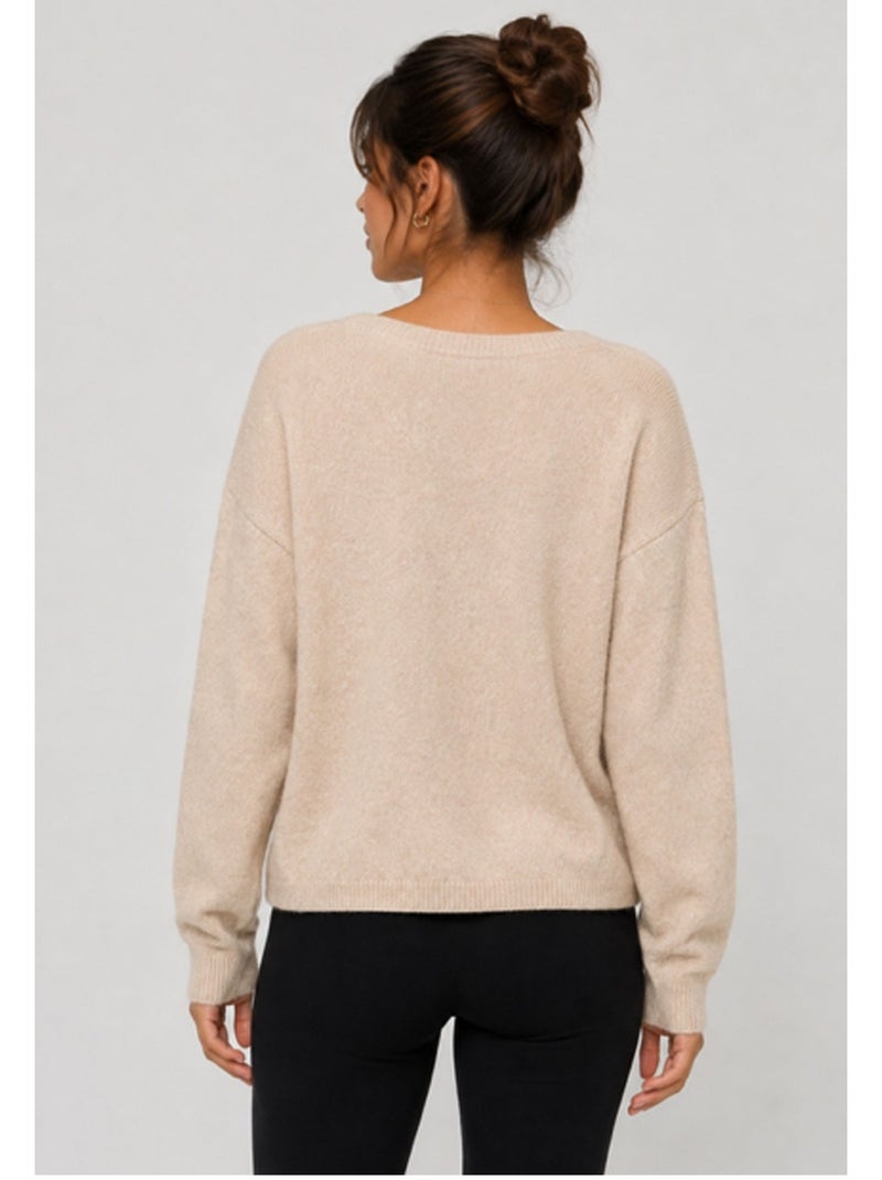 Gilet cardigan Kebello Beige - Kiabi