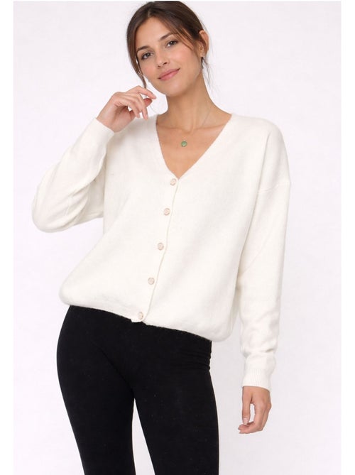 Gilet cardigan Kebello - Kiabi