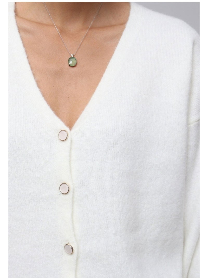 Gilet cardigan Kebello Bianco - Kiabi