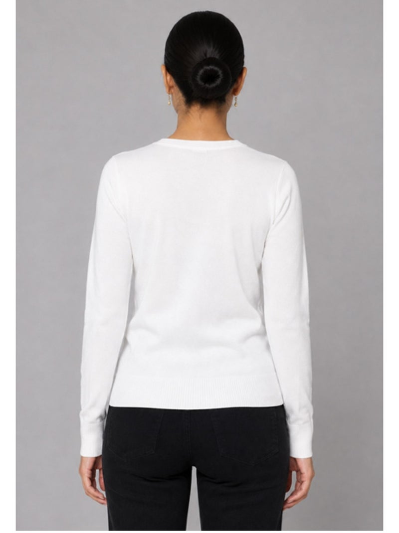 Gilet cardigan Kebello Bianco - Kiabi
