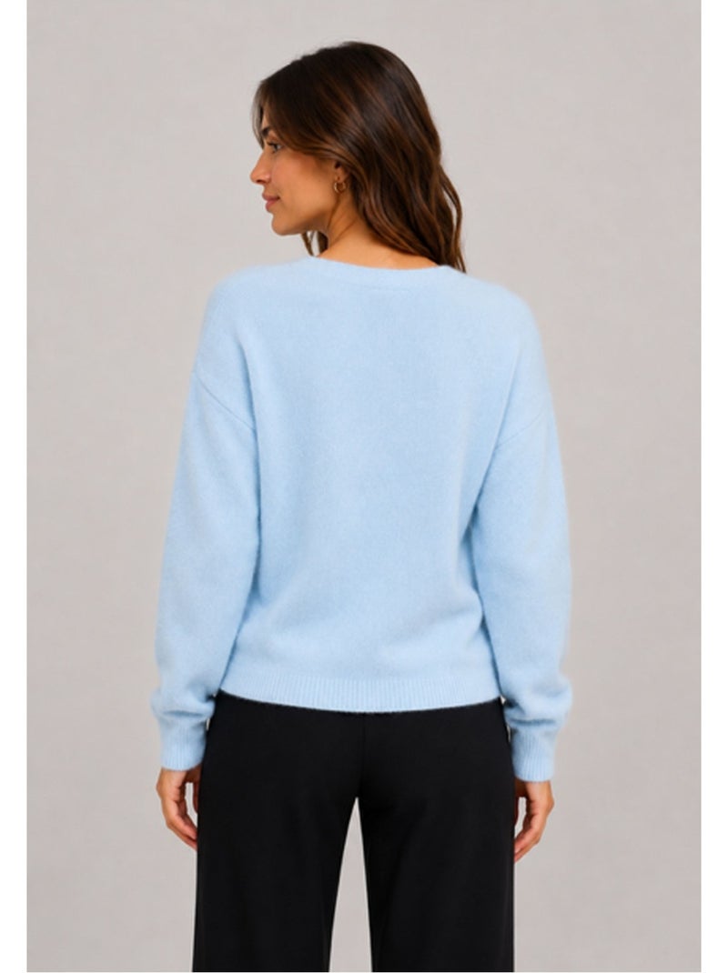 Gilet cardigan Kebello Blu cielo - Kiabi